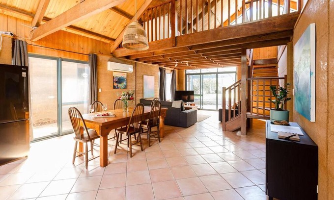 Prevelly Ski Chalet | Beachy Sleeps! Eco Friendly Family Retreat