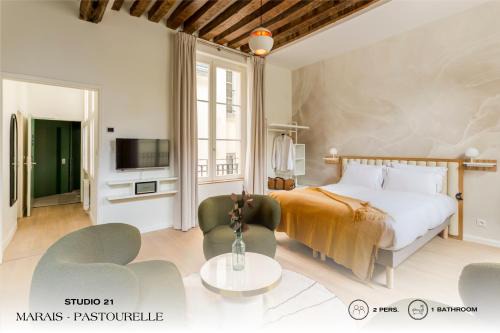3rd Arrondissement Apartment | Beauquartier - Marais, Pastourelle