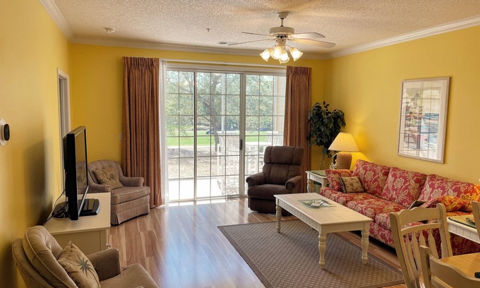 North Myrtle Beach Condo | Beautiful 2BR Condo Barefoot Resort & Golf, Ground Flr, 2 Pools, Close to beach!
