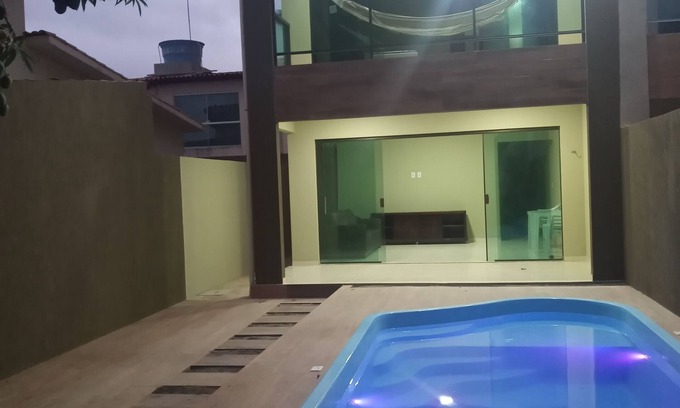 Ipojuca House | Beautiful and cozy 4 bedroom house with pool in front of the Serrambi natural pools