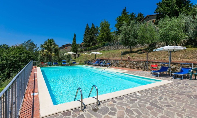 Bivio Pozzo Apartment | Beautiful apartment for 6 people with pool, WIFI, TV, patio and panoramic view