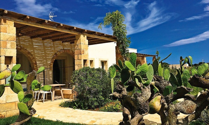 Otranto Other | Beautiful apartment for 6 people with A/C, pool, WIFI, TV and panoramic view