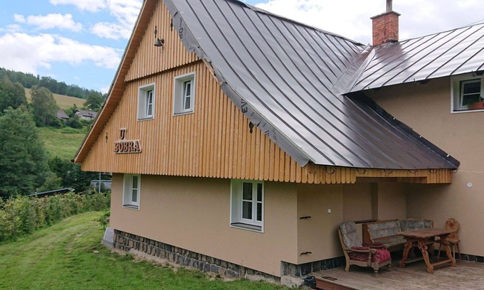 Rokytnice nad Jizerou Villa | Beautiful apartment in villa for 24 guests with WIFI, TV, patio, pets allowed and panoramic view