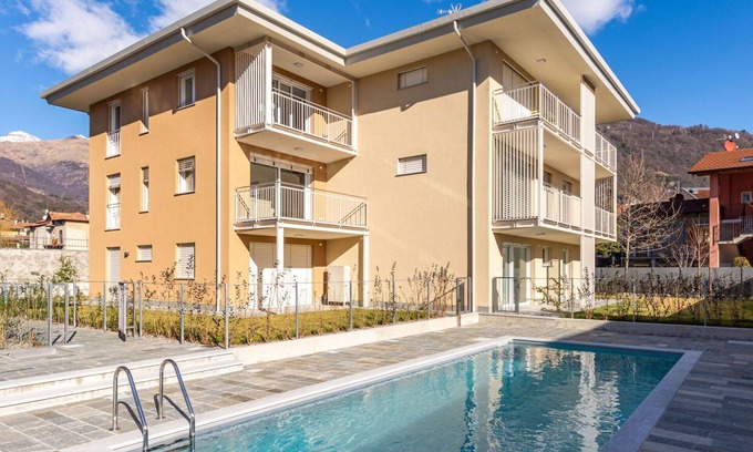 Consiglio di Rumo Apartment | Beautiful apartment for 4 guests with WIFI, A/C, pool, TV and balcony