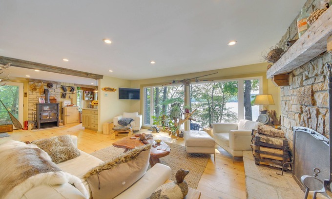 Embden Cabin | Beautiful Embden Pond Cabin w/Dock & Kayaks!