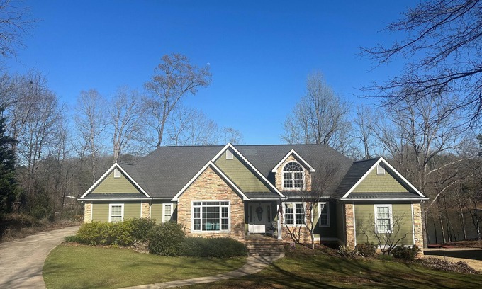 Hartwell House | Beautiful lakefront home on over an acre with lots of room, views, and amenities