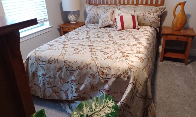 Southside Condo | Beautiful Pine Bedroom
