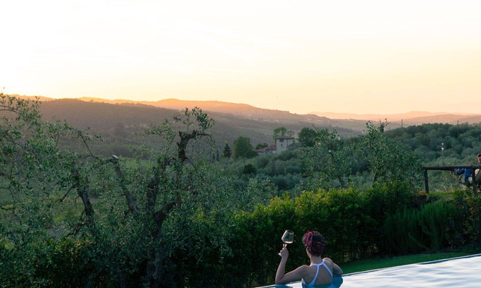 Greve in Chianti Villa | Beautiful private villa for 21 people with private pool, WIFI, A/C, TV and parking