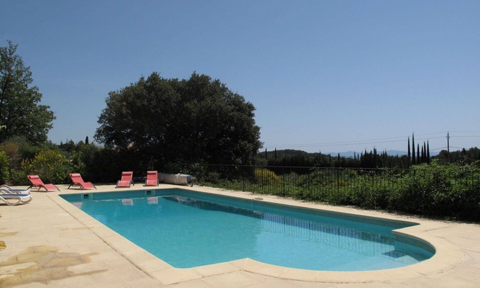 Tourtour House | Beautiful private villa for 6 guests with WIFI, private pool, terrace and pets allowed