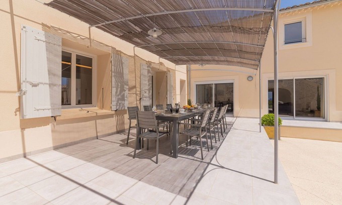 Valreas House | Beautiful private villa for 15 guests with A/C, private pool, WIFI, TV and terrace