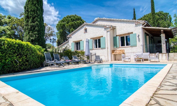 Carces House | Beautiful private villa with private pool, WIFI, TV, terrace, panoramic view and parking