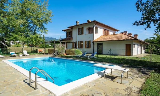 Vicchio Villa | Beautiful private villa for 8 guests with WIFI, private pool, TV, patio and panoramic view