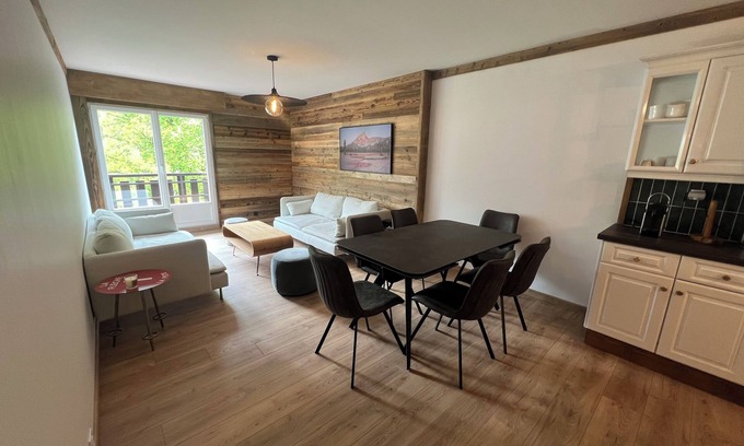Samoens Apartment | Beautiful Samoëns apartment 72m2 mountain view, terrace and garage