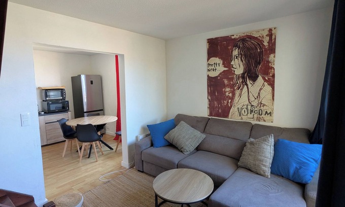 Le Penon Apartment | Beautiful T3 at the foot of the beaches, ocean view.