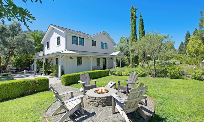 St. Helena Other | Beautiful Valley Floor Home with Pool, Bocce and Pool House & Home Gym
