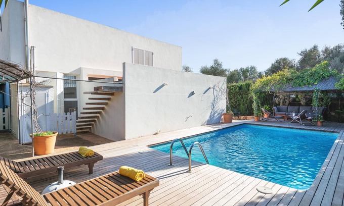 Sa Rapita Villa | Beautiful Villa Can Pop d'es Trenc for the family, Mallorca