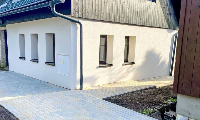Bedrichov Villa | Beautiful villa for 8 guests with WIFI, TV and terrace