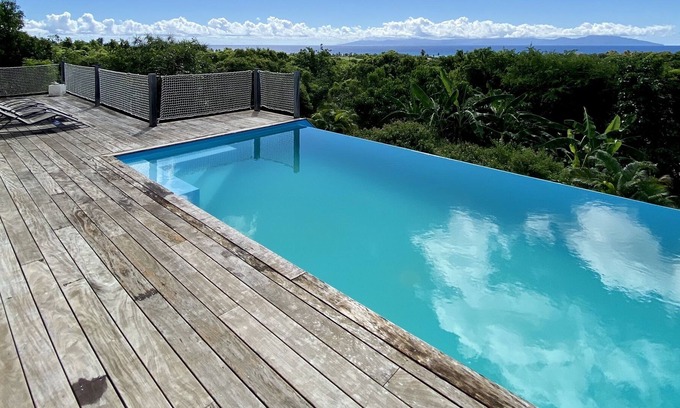 Grand-Bourg Villa | Beautiful villa typical of sea Antilles Caribbean / infinity pool