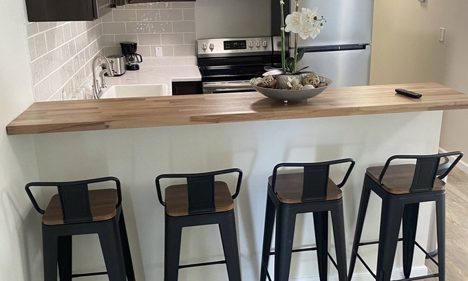 North Star Apartment | Beauty one-bedroom apartment mins for downtown. In mid-town