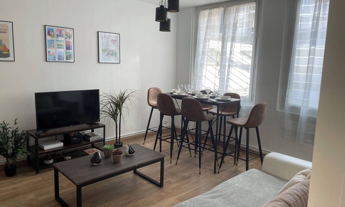 Angers Apartment | Bel Appartement 86 m2 Gare Visitation Centre Wifi