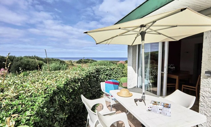 Colleville-sur-Mer Apartment | Belambra Clubs Résidence Colleville-sur-Mer - Omaha Beach - Essential Bungalow 2 Bedrooms 5 People Terrace