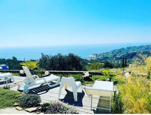 Poggi Apartment | Bella Vista Poggi 180Grad fantastischer Meerblick