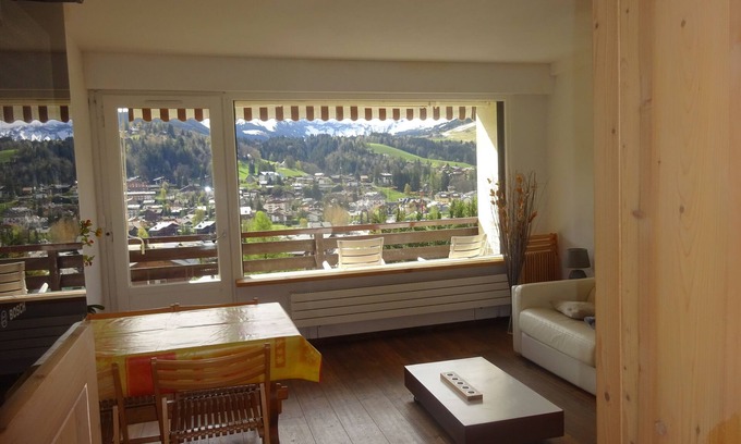 Megeve Apartment | Belles Résidences du JAILLET swimming pool at the foot of the slopes