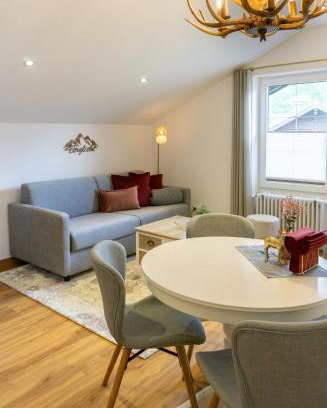 Sonthofen Apartment | Berge, Balkon und top Ausstattung mitten in Sonthofen JS2