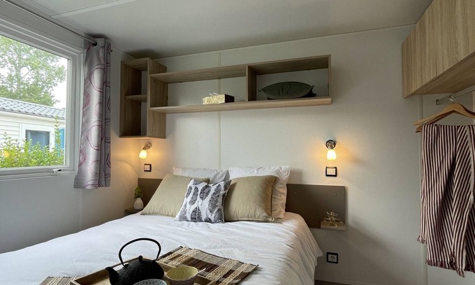 Belus House | BETWEEN POND AND OCEAN: pretty heated and fully equipped mobile home