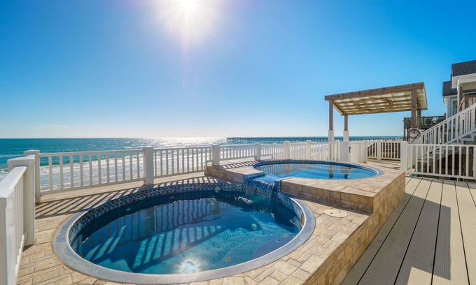 Surf City House | Big Blue Unit# 116 -Mini-Resort, Movie Theater, Pools, Beach Front, Sleeps 28