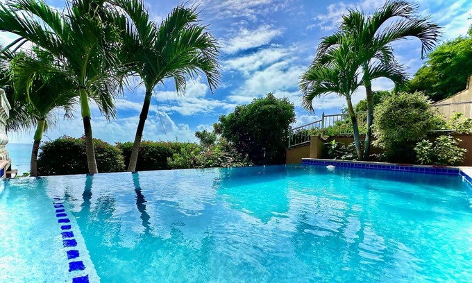 Estate Fortsberg Villa | Big Views and Waves Breaking on Reefs From this Stunning Private Pool Villa
