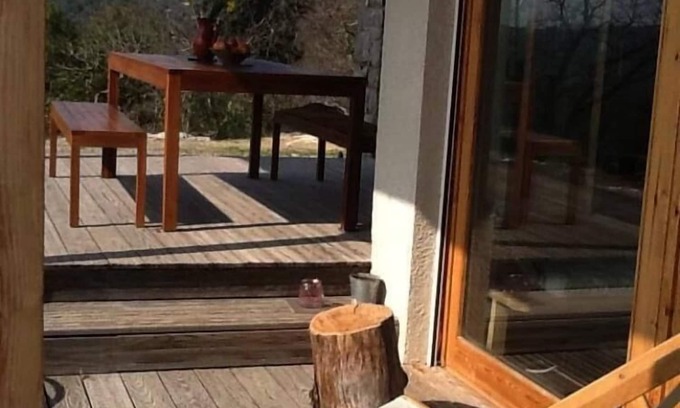 Labeaume House | Bioclimatic house, exceptional view and quiet, 1.3 km of the river