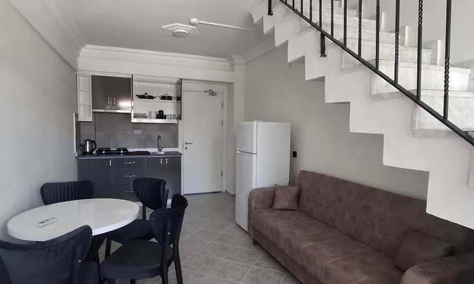 Fethiye City Center Apartment | Bizim Kelebek Otel - Duplex Apartment