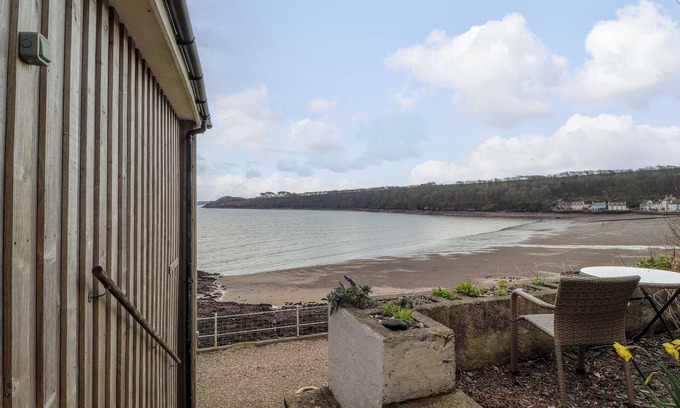 St Brides Cottage | BLACKROCK BOATHOUSE, country holiday cottage, with a garden in Dale