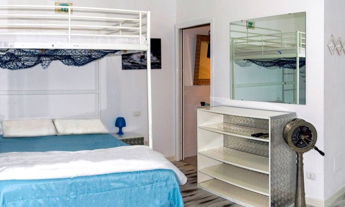 San Giovanni Teatino Apartment | BluBed (North) Quadruple, Bathroom, Kitchen and Ba
