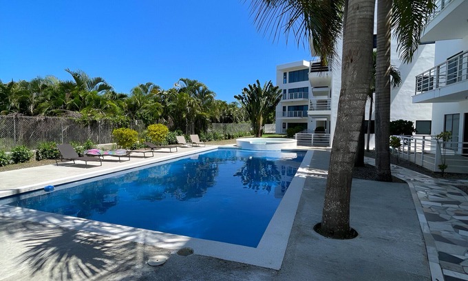 La Mulata Apartment | Blue apt H1 for up to 5 guests, 2 queen bedroom POOL