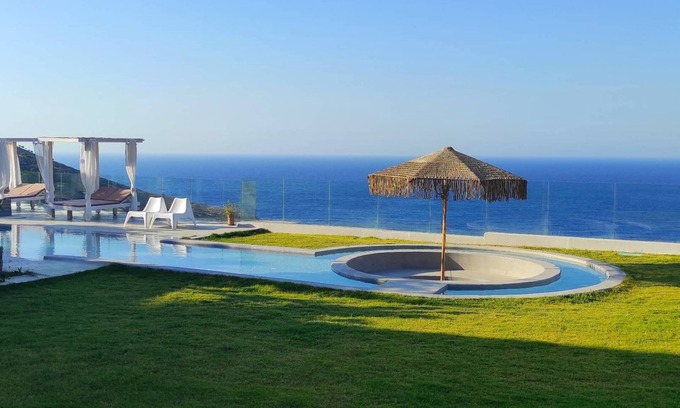 Agia Pelagia Villa | Blue Vedere Private Villa with Sea View