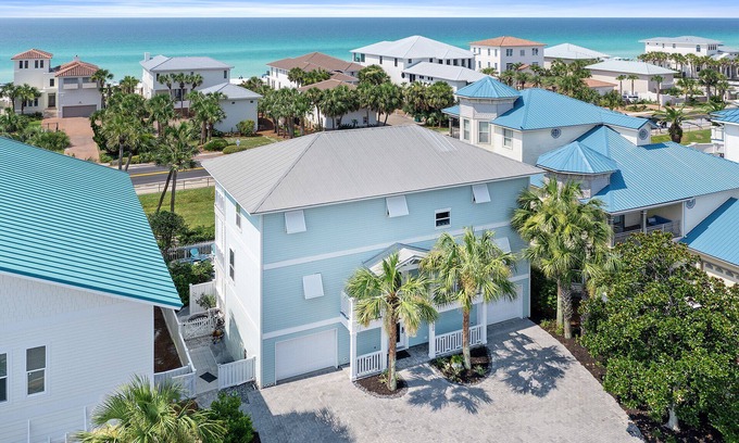Crystal Shores House | Blue Water Escape - Crystal Beach, Gulf Views, Private + Community Pool!