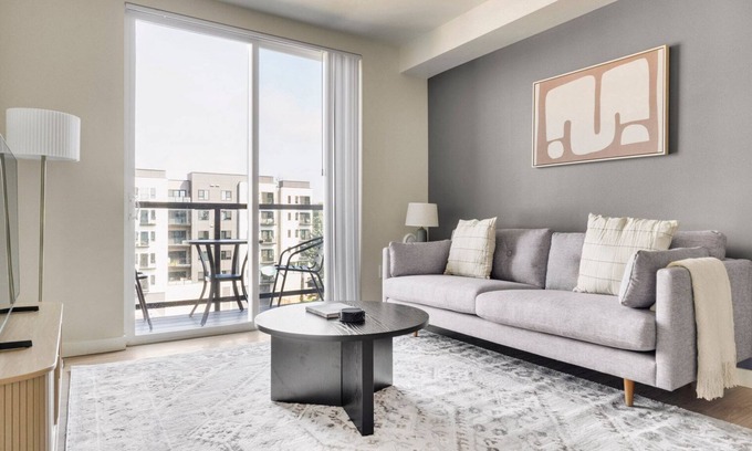 Meridian Park Apartment | Blueground | Meridian Park, balcony, nr Shoreline Park