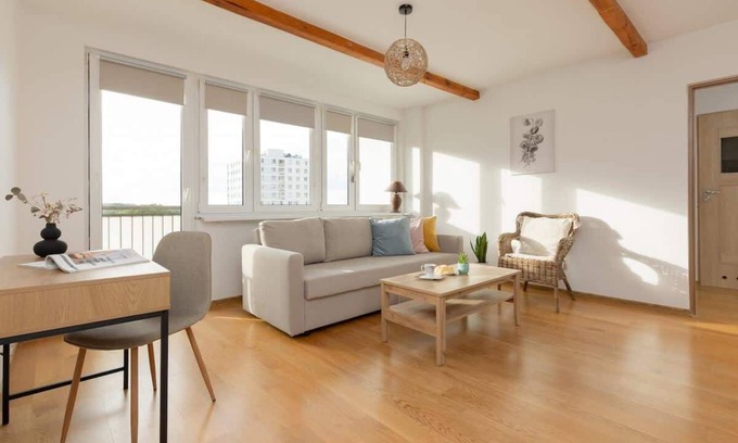 Bielany Apartment | Bogusławskiego 22 | Bright Apartment | Remote Work