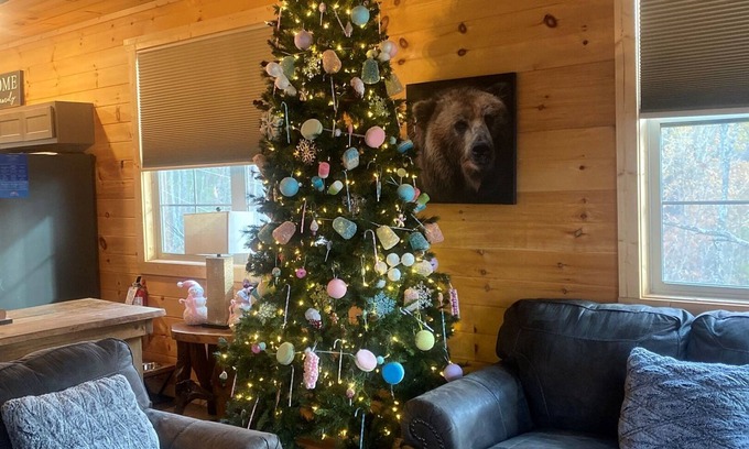 Sevierville Cabin | Book today New build, views, theater room, game room, walking trails, firepit