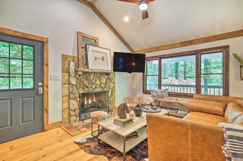 Boone House | Boone Hideaway with Deck, Grill and Forest Views!