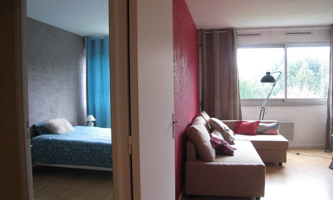 Grand Parc-Paul Doumer Apartment | Bordeaux center T2 very calm seen on park with reassured carpark and ascenceur