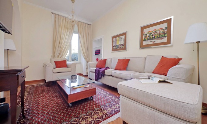 Quartiere III Pinciano Apartment | Borghese Park View - Two Bedroom Apartment, Sleeps 4