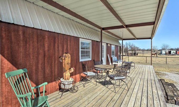 Wise County Cabin | Boyd Countryside Cabin w/Patio & Farm Views