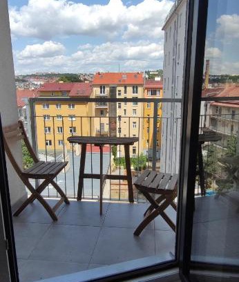 Palmovka Apartment | Brand new two room apartment #64 in Elite Rezidence with free secure parking