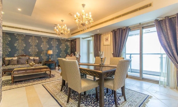 Dubai Marina Apartment | Breathtaking full ocean view Duplex in Dubai marina
