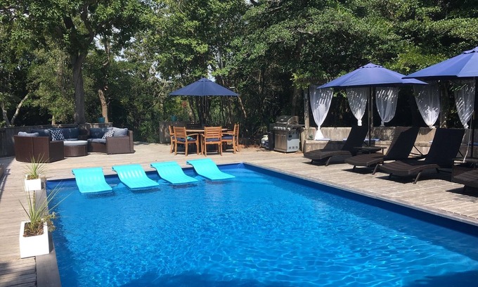 Fire Island Pines House | Breathtaking secluded resort property one block from ocean