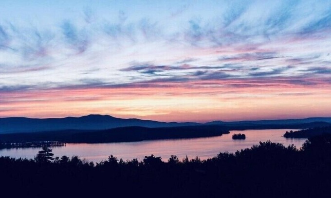 Weirs Beach Condo | Breathtaking views! Kitchen! King bed! Summer Concerts!