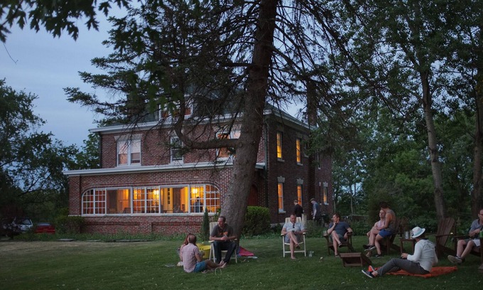 West Camp House | Brick manor with spectacular views of the Catskill Mountains